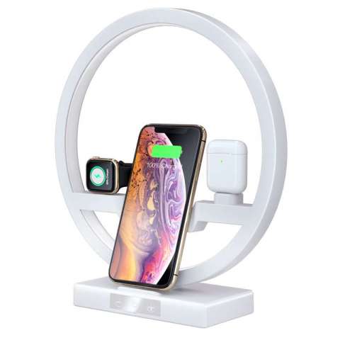 New 10W 3 in 1 Qi Fast Wireless Charger N38 Universal Wireless Charger stand smart phone for watch for earphone